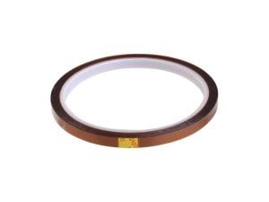 electroon 5mm 33mt Polyimid Yüksek Isı izolasyon Bandı Yanmaz Bant