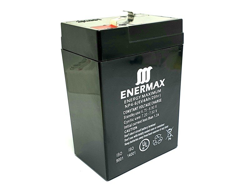 ENERMAX 6Volt 4Amper Akü 6V 4AH