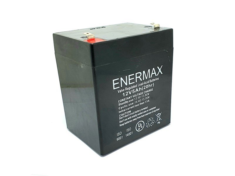 ENERMAX 12Volt 5Amper Bakımsız Kuru Akü 12V 5AH