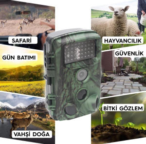 Powermaster HH-632V2 16MP 1080P PIR Sensörlü Fotokapan Kamuflaj Kamera