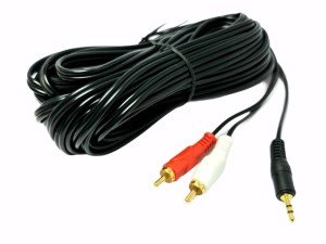 Powermaster 2Rca - 3.5mm Stereo Kablo 10Metre Gold