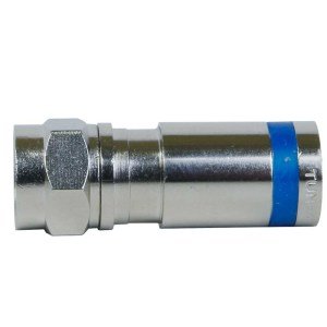 electroon RG6 Sıkmalı F Konnektör - Mavi 100 Adet