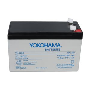 Yokohama 12Volt - 9Amper Akü YH-129.0 (150x65x90mm)