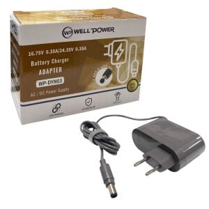 WellPower DYN03 Otomatik 16.75V/24.35V 0.35Amper Şarjlı Süpürge Adaptörü 7.4x5.0mm Jak Fişli