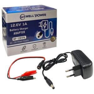 Wellpower WP-1201PA 12.6Volt 1Amper Akü Şarj Adaptörü