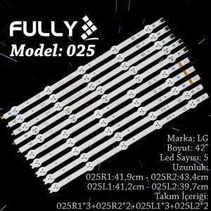 LG 42 INC 5A+5B ADET (SET) TV LED BAR FULLY SET-025