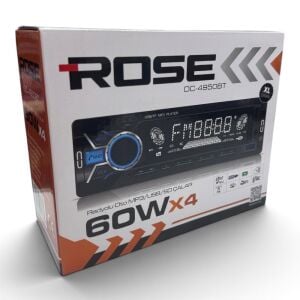 ROSE DC-4950BT MP3-USB-SD-BT Radyolu Oto Teyp 4x60Watt