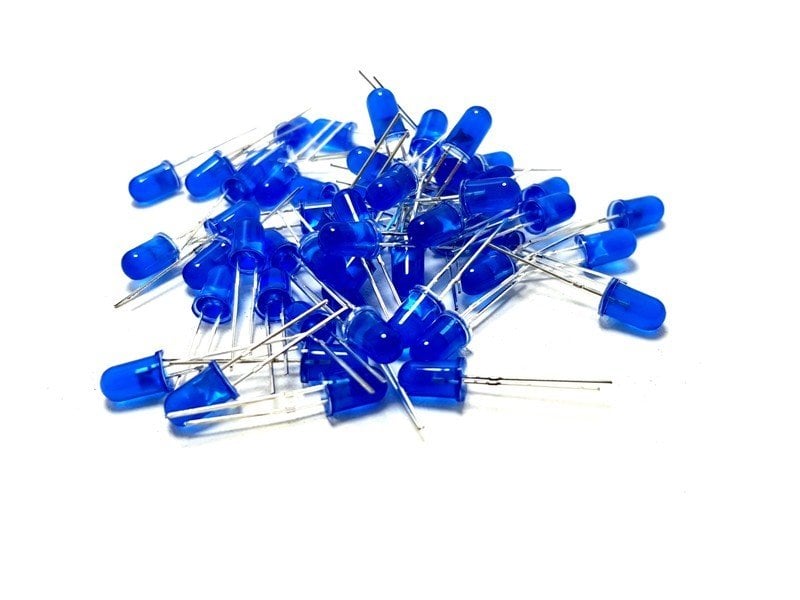 5mm Mavi Led Diyot - 100Adet