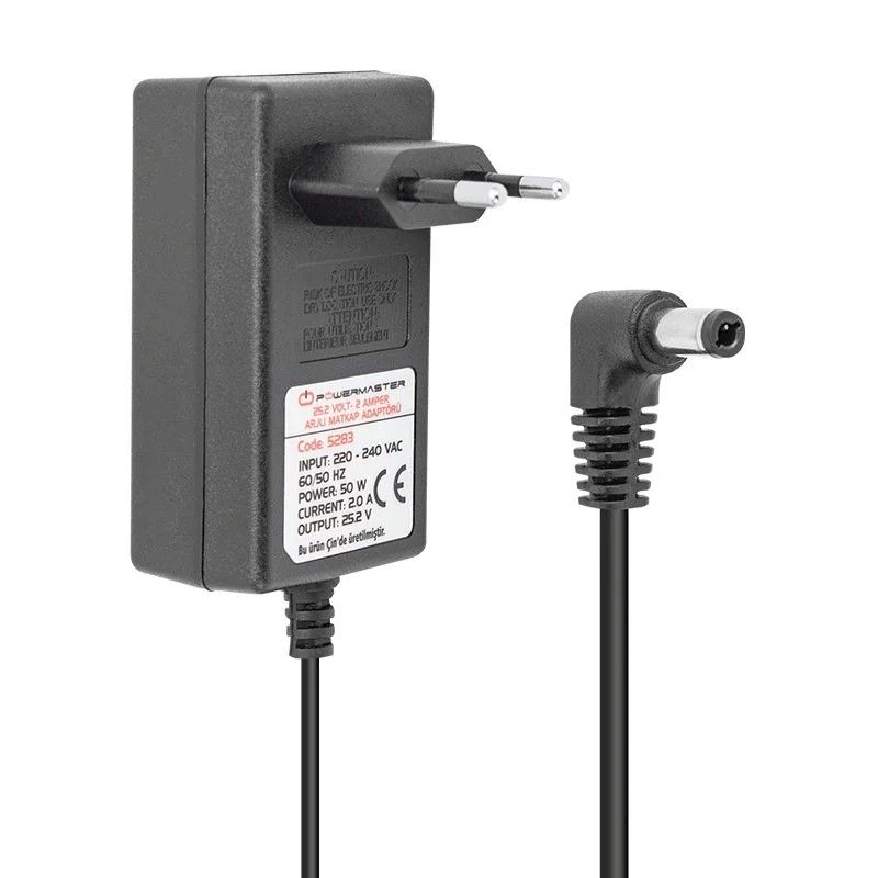 Powermaster 25Volt 2Amper Şarjlı Matkap Adaptörü