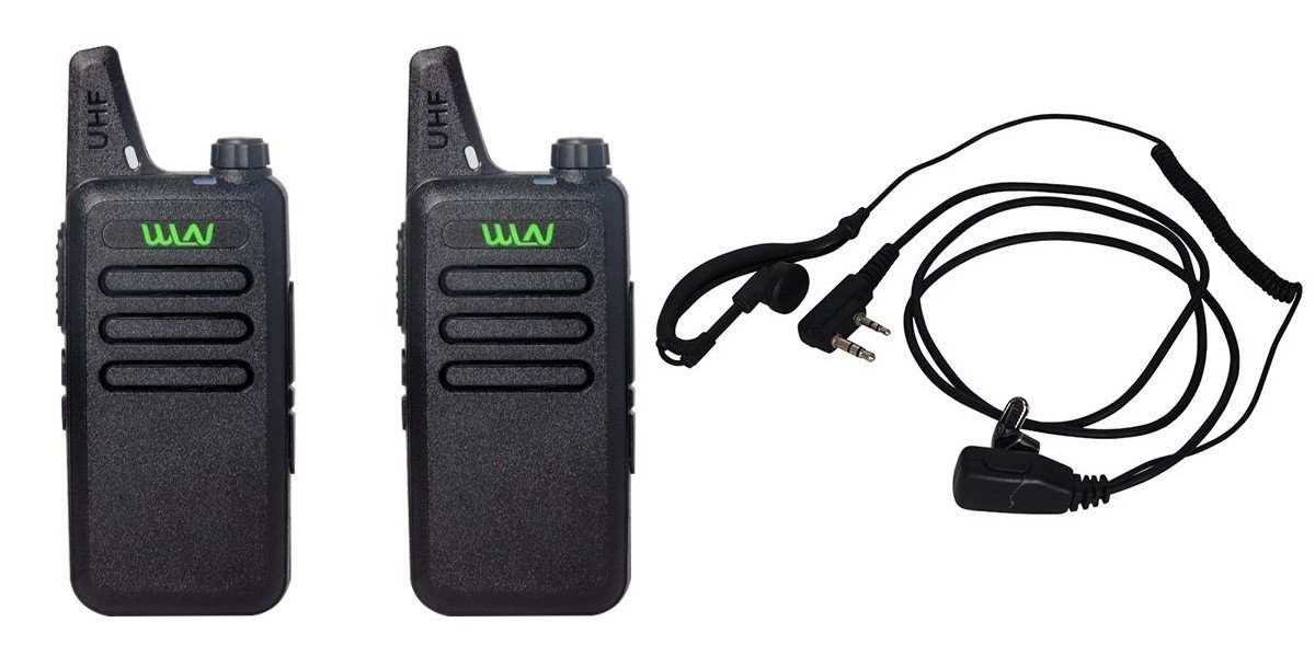 Wln PMR-446 İkili Şarjlı El Telsizi +Kulaklık Mikrofon - Antenci.net