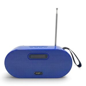 Rose SP-416 Güneş Enerjili Bluetooth Hoparlör FM Radyo - Mavi