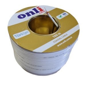 Onli RG6-U4 Gold Seri Anten Kablosu 100Metre 48Tel Yerli Üretim