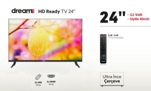 Dreamstar 24DSE100 24'' 61Ekran Uydu Alıcılı Led TV Full HD - 12Volt