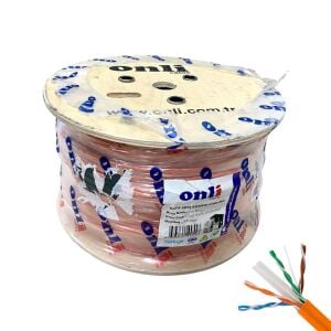 Onli 305Mt 23AWG UTP CAT6 Network Kablosu Turuncu Yerli Üretim