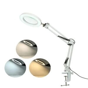 Powermaster PM-2059 - 3 Diopter Masa Üstü 64 Ledli Akrobat Büyüteç
