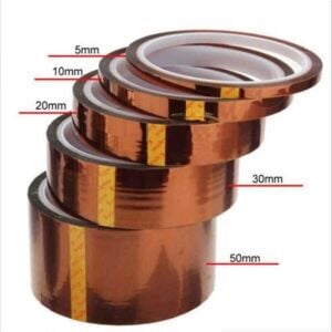 electroon 20mm 33mt Polyimid Yüksek Isı izolasyon Bandı Kapton Bant