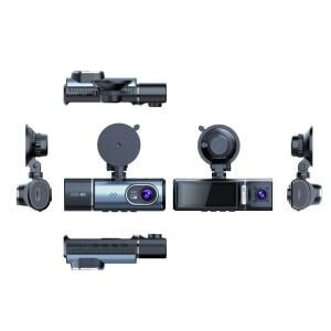 Powermaster PM-27086 3.16'' Tft Ekran Çift Kameralı Gps Modüllü Hd Araç Kamerası Dvr