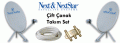 Next 80 cm Takım Uydu Set - Çift Çanaklı