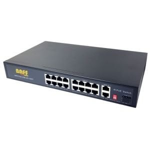 BAFF 16+2 Port 10/100/1000 Gigabit Al-Poe Switch