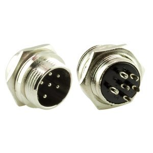 electroon 6 Pinli Erkek Şase Mayk Fiş