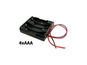 Electroon 4xAAA ince Kalem Pil Kutusu Kapaksız