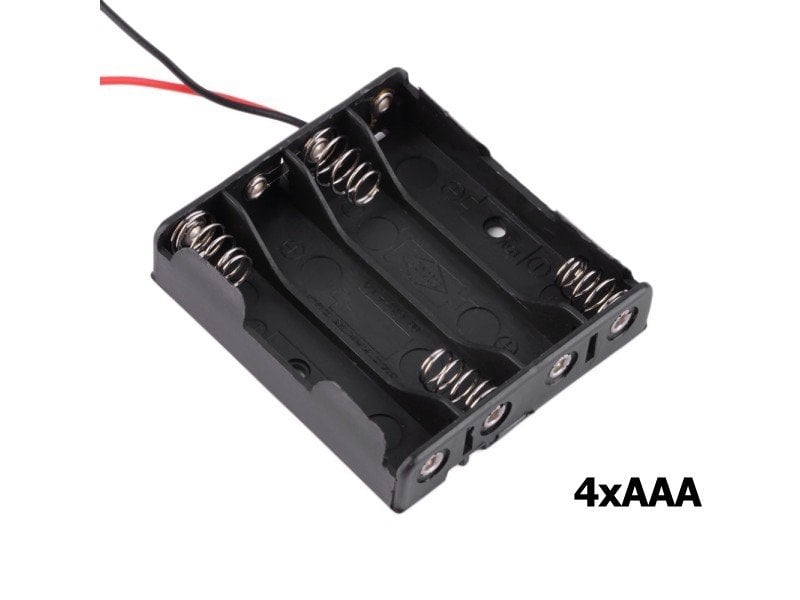 Electroon 4xAAA ince Kalem Pil Kutusu Kapaksız