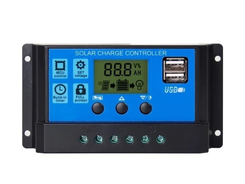 Hightek 12v - 24v 30A Solar Şarj Kontrol Cihazı