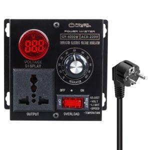 PowerMaster PM-21013 220VAC 4000Watt 15A Dijital Dimmer