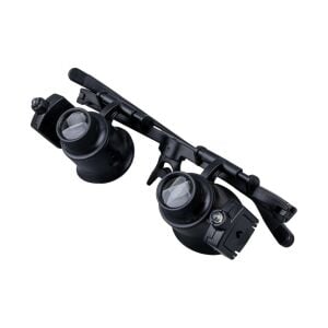 PowerMaster PM-23691 24X Profesyonel Tamirci Kuyumcu Büyüteç Gözlüğü Çift Aydınlatma Ledli