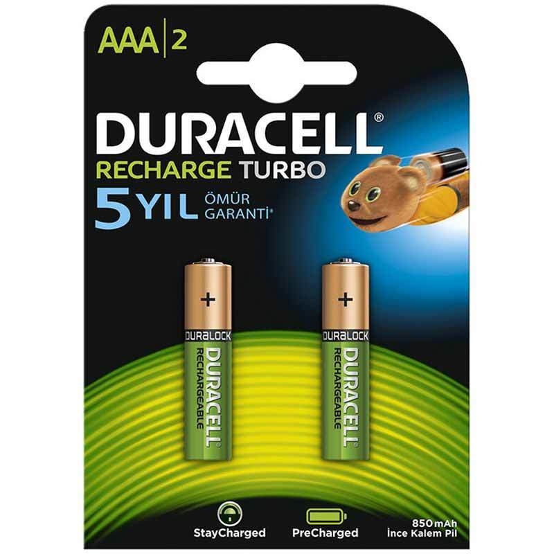 DURACELL 1.2V 900mA NiMH Şarjlı İnce Kalem Pil AAA