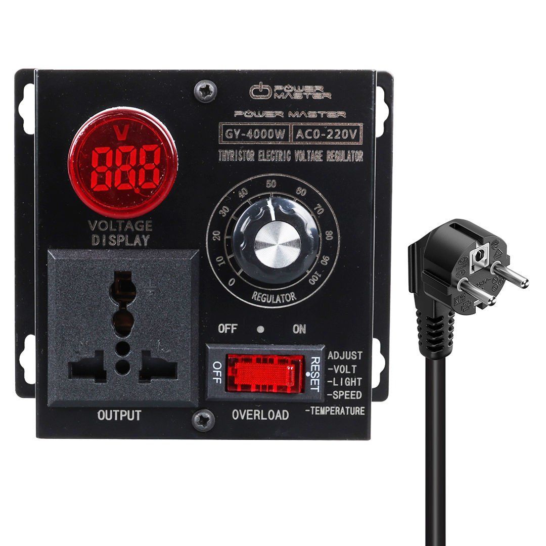 PowerMaster PM-21013 220VAC 4000Watt 15A Ditial Motor Hız Kontrol Cihazı