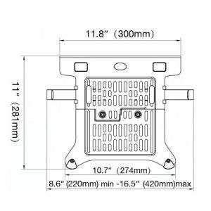 North Bayou FP-2 Vesa Montajlı Universal Notebook  Aparatı