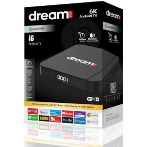 Dreamstar i6 6K Android Tv Box 4gb Ram 64GB Hafıza Android 12