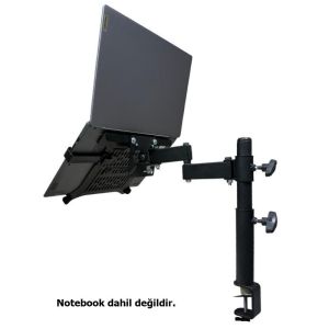 electroon NB-M100 Hareketli Teleskopik Notebook Masa Askı Aparatı
