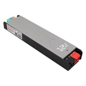 PowerMaster PM-26840 12Volt 15Amper 180Watt Slim Metal Kasa Adaptör Voltaj Göstergeli 218x51x27mm