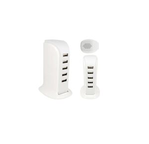 PowerMaster PM-11061 Multiplexer 5 Portlu 20W USB Şarj İstasyonu