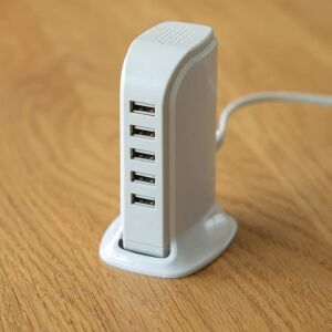 PowerMaster PM-11061 Multiplexer 5 Portlu 20W USB Şarj İstasyonu
