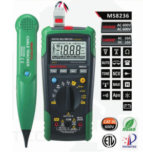 Mastech MS8236 Dijital Multimetre ve Kablo Bulucu