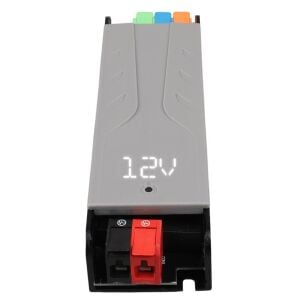 PowerMaster PM-26843 12/24/36/48Volt 4Amper 100Watt Metal Kasa Kademeli Adaptör Voltaj Göstergeli 148x43x27mm