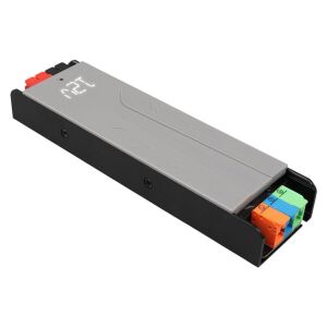 PowerMaster PM-26844 12/24/36/48Volt 8.4Amper 200Watt Metal Kasa Kademeli Adaptör Voltaj Göstergeli 189x51x27mm