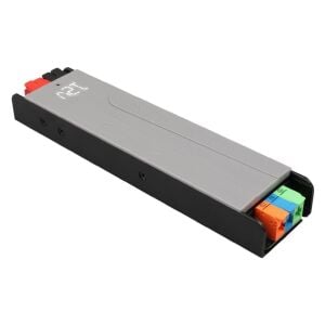 PowerMaster PM-26845 12/24/36/48Volt 9Amper 300Watt Metal Kasa Kademeli Adaptör Voltaj Göstergeli 218x51x27mm