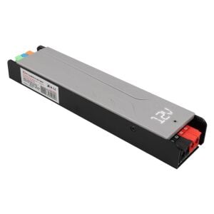 PowerMaster PM-26846 12/24/36/48Volt 11Amper 400Watt Metal Kasa Kademeli Adaptör Voltaj Göstergeli 238x51x30mm