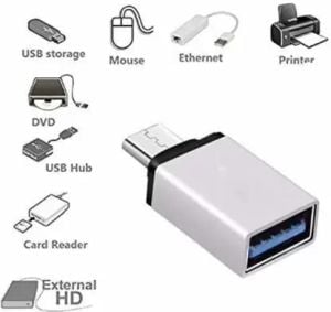 Hadron HDX-5050 Type-C Otg USB Adaptör - Siyah