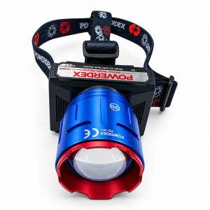 Powerdex PD-2572 60W 4000 Lümen Şarjlı LED Kafa Lambası 6400mAh Sensörlü Zoomlu