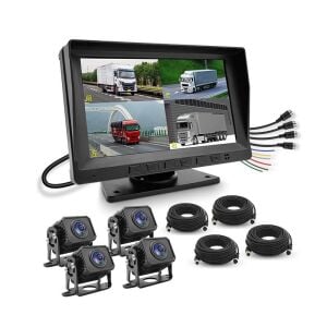 Rose MR-16 Full HD 7'' 4 Kameralı Araç DVR Monitör Set