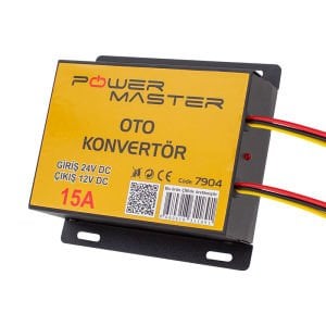 Powermaster 15Amper 24V-12V DC Konvertör