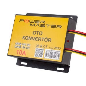 Powermaster 10Amper 24V-12V DC Konvertör