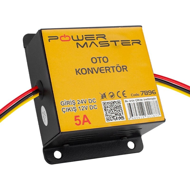 Powermaster 5Amper 24V-12V DC Konvertör