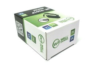 WellPower DC 3Volt 1Amper Adaptör 5.5x2.5mm Jak Fişli