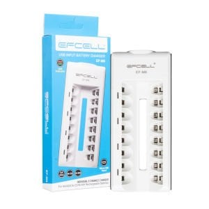 Efcell M8 AA-AAA 8'li Pil Şarj Cihazı